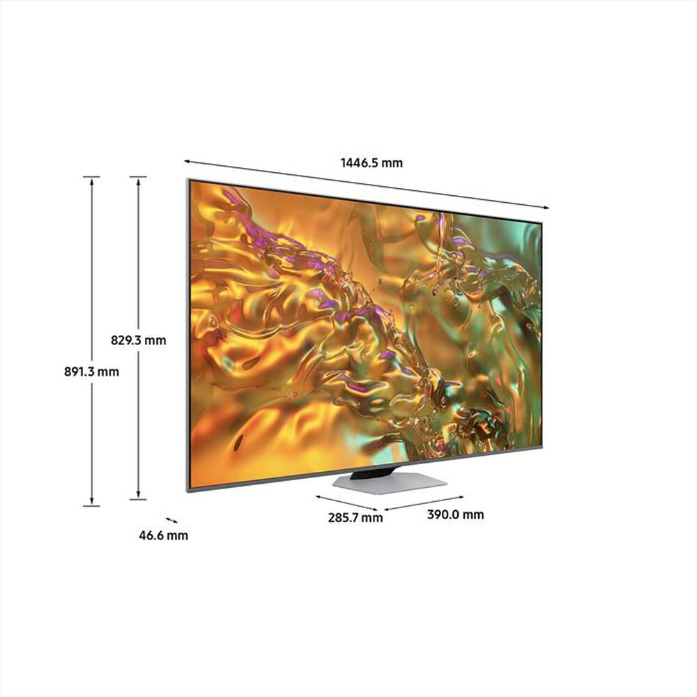 "SAMSUNG - Smart TV Q-LED UHD 4K 65\" QE65Q80DATXZT-ECLIPSE SILVER"