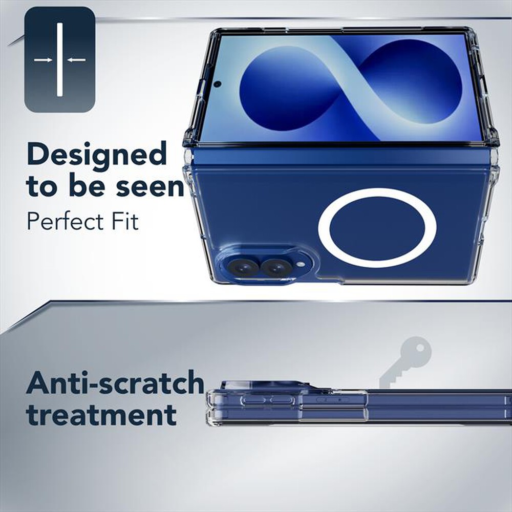 Immagine del prodotto CELLULARLINE - IMPACT CLEAR MAG - GALAXY Z FOLD8-Trasparente