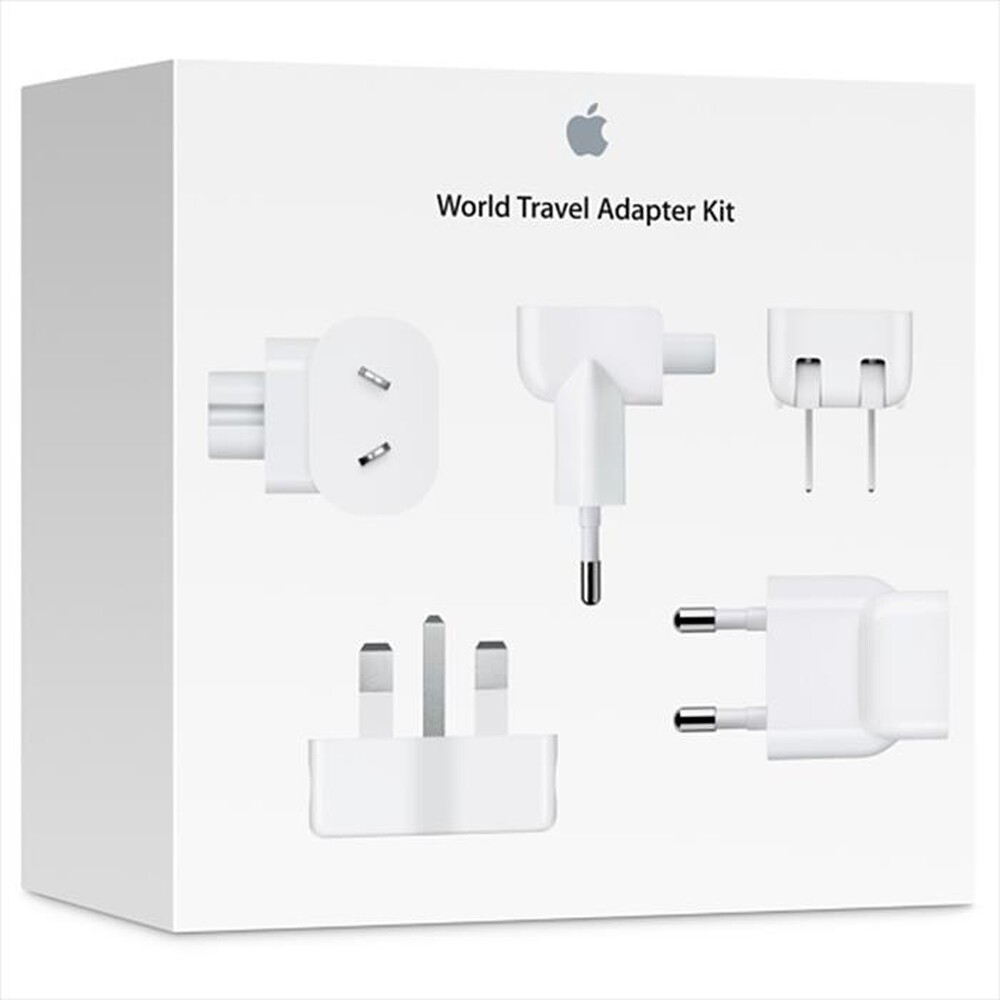 "APPLE - Kit adattatore internazionale Apple-Bianco"