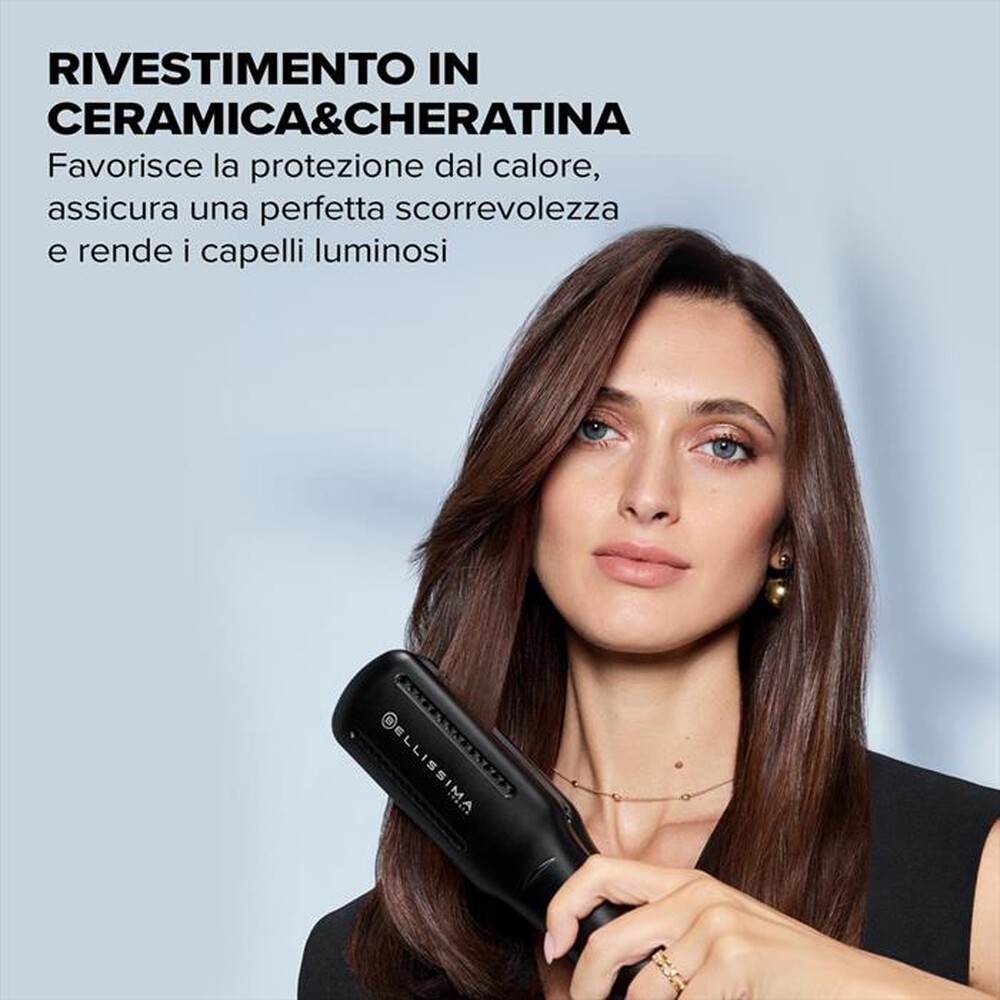 "BELLISSIMA IMETEC - PIASTRA AD ARIA AIRSLEEK-Black, Gold"