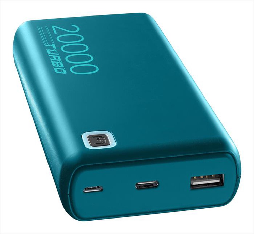 "CELLULARLINE - Power bank PBESSENCEPD20000G-Azzurro"