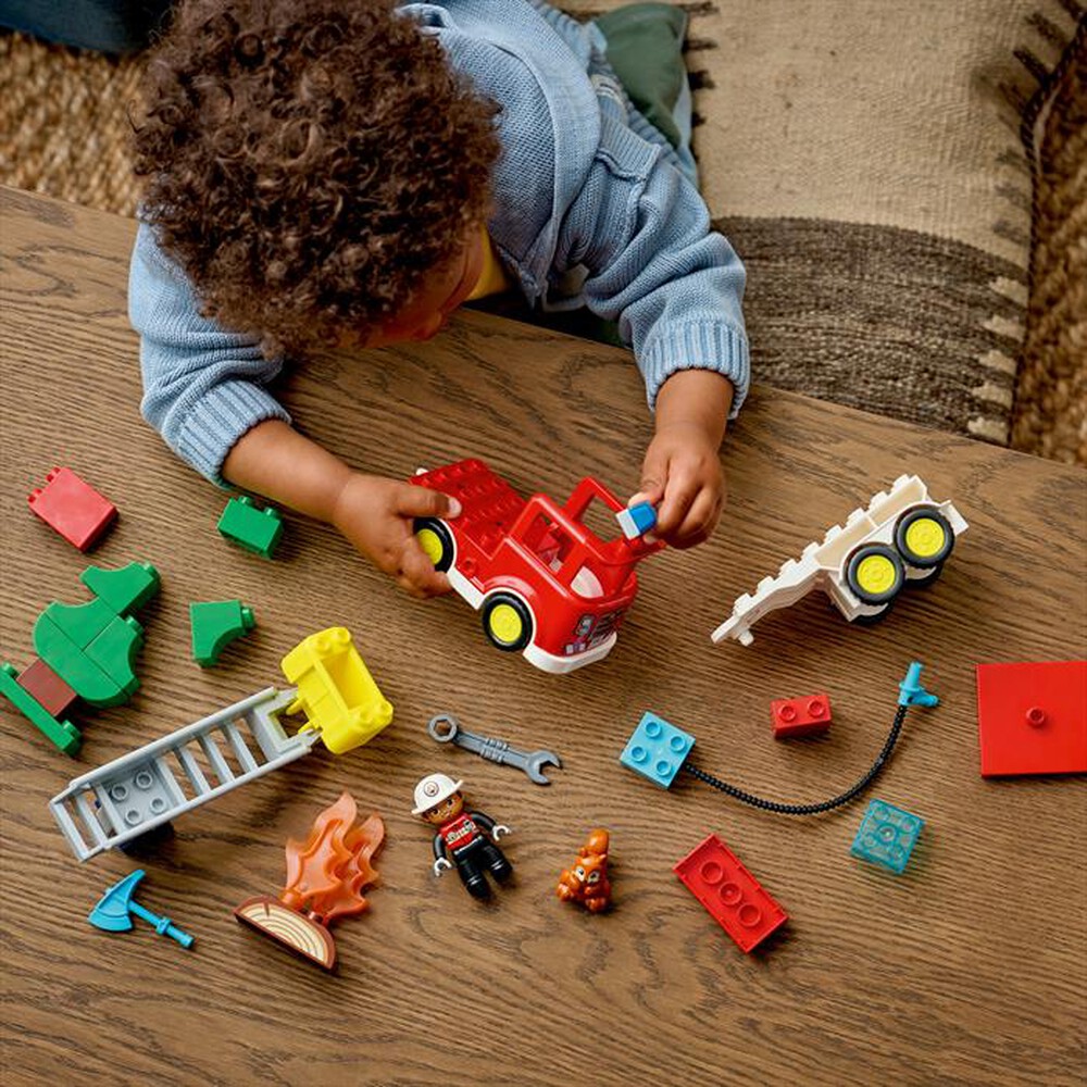 Immagine del prodotto LEGO - DUPLO Autopompa con manichetta e pompiere - 10473-Multicolore