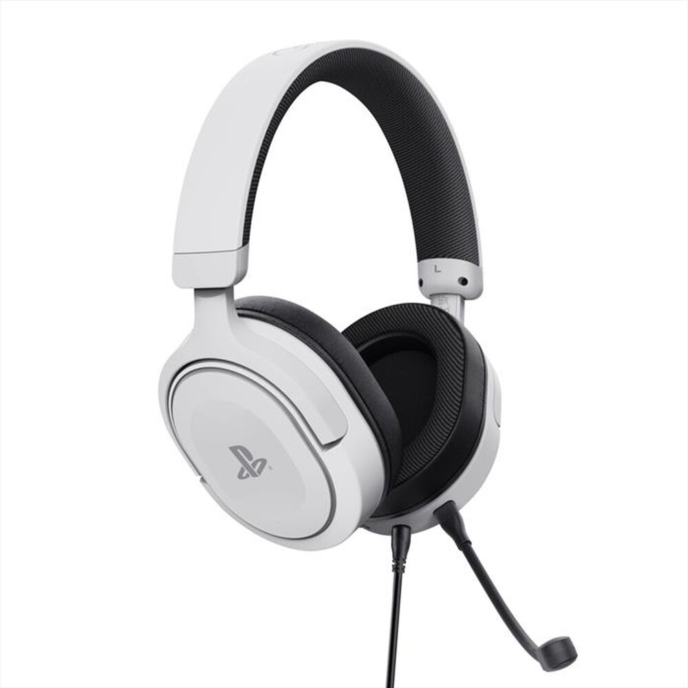 "TRUST - Cuffie gaming GXT498W per PS5-White/Black"