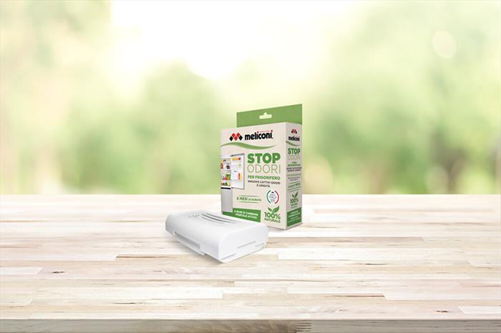 "MELICONI - Assorbi odore STOP ODORI FRIGORIFERO-Carbone vegetale attivo"
