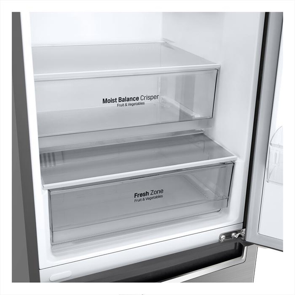 "LG - Frigorifero combinato GBB62PZJMN Classe E 384 lt-Argento"