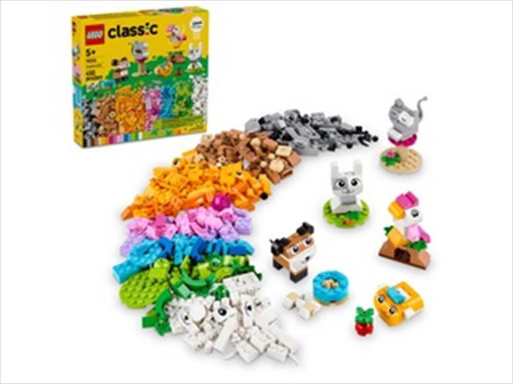"LEGO - CLASSIC Animali domestici creativi - 11034-Multicolore"
