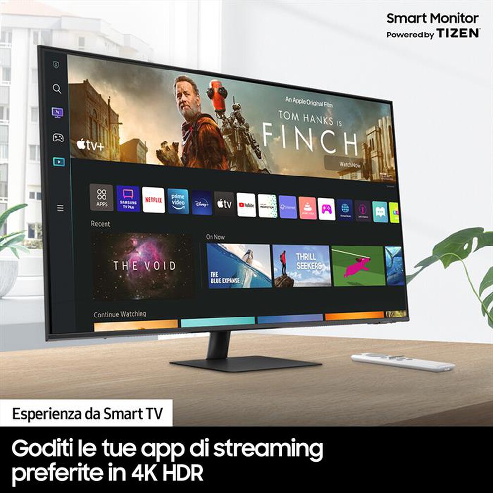 "SAMSUNG - Smart monitor M7 - M70B DA 43'' UHD FLAT-Nero"