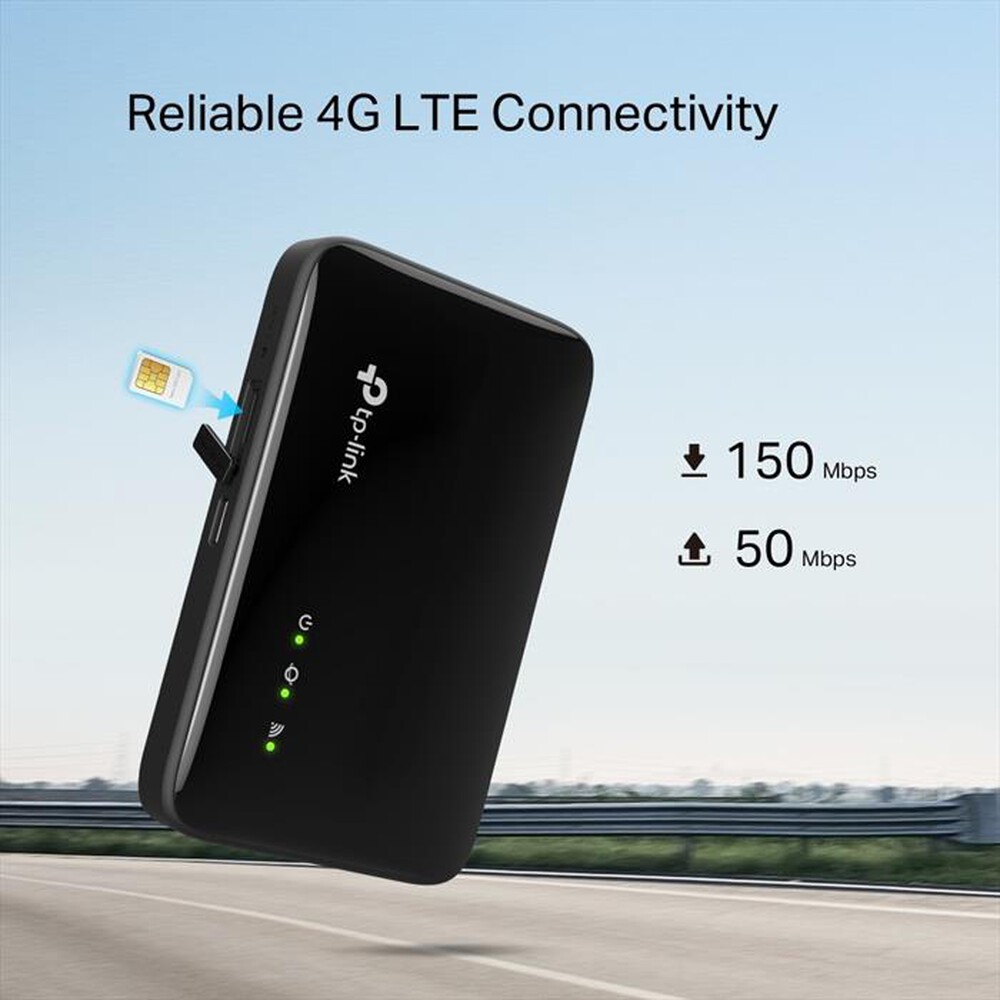 Immagine del prodotto TP-LINK - Router 150MBPS AX300 4G LTE MOBILE WI-FI-Nero