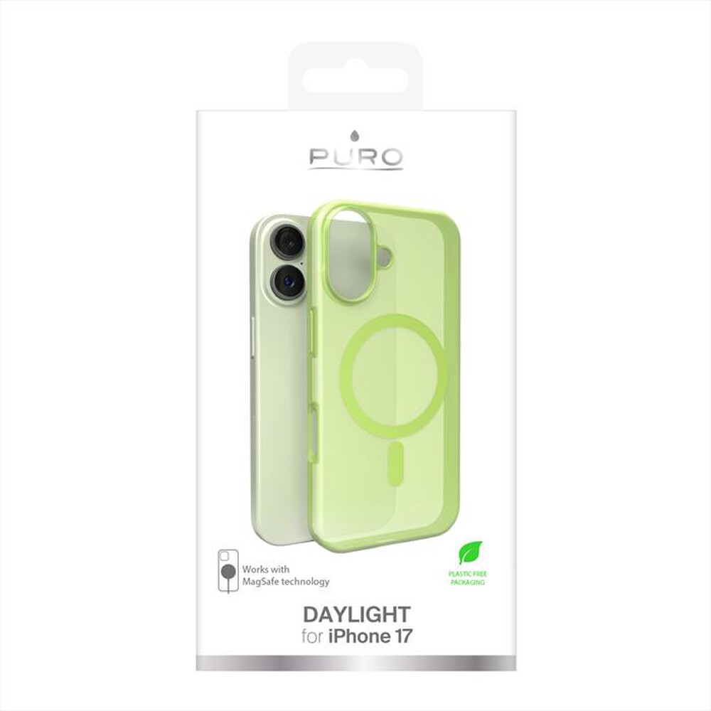 Immagine del prodotto PURO - Cover Daylight per iPhone 17-Salted Lime