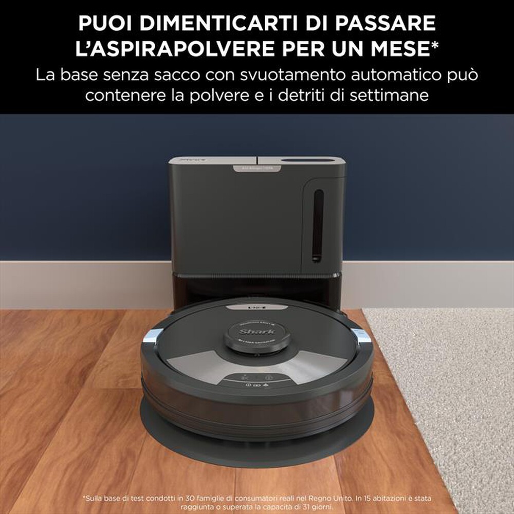 "SHARK - Robot aspirapolvere-lavapavimenti RV2600WSEU-nero"