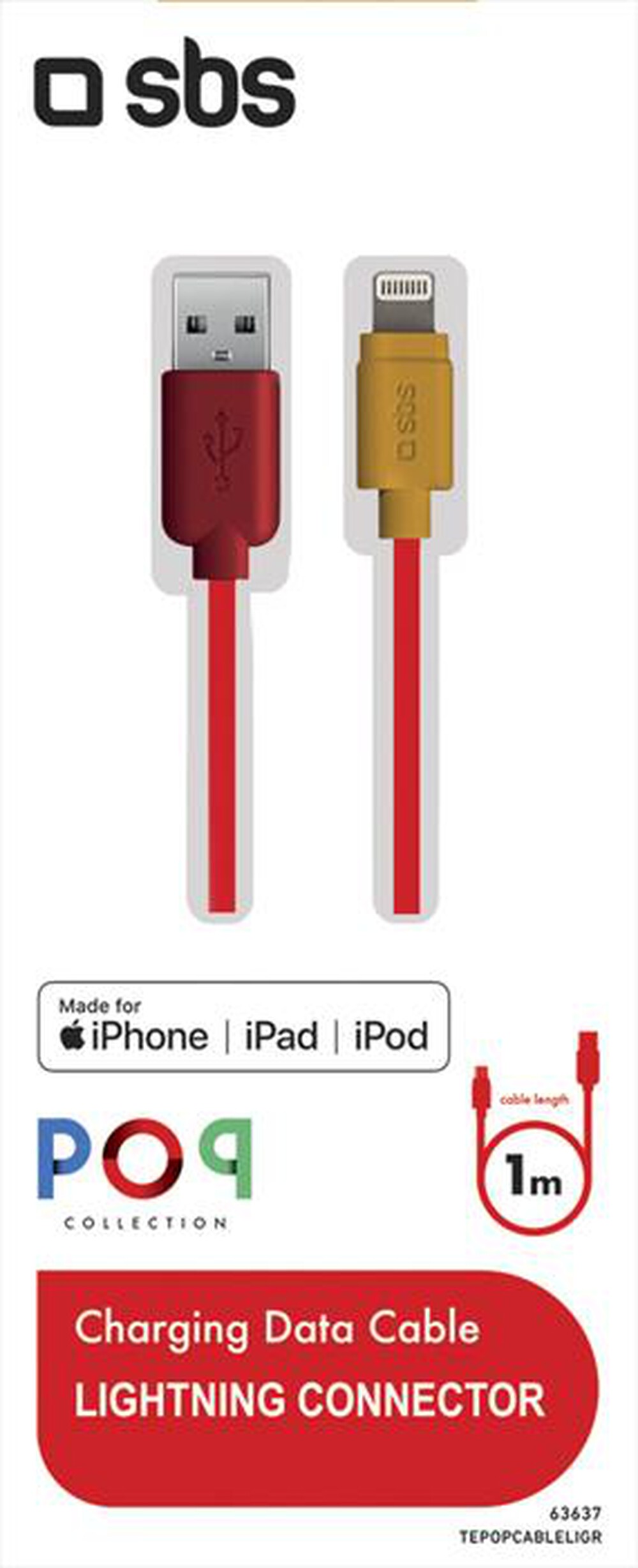"SBS - TEPOPCABLELIGR-ROSSO"
