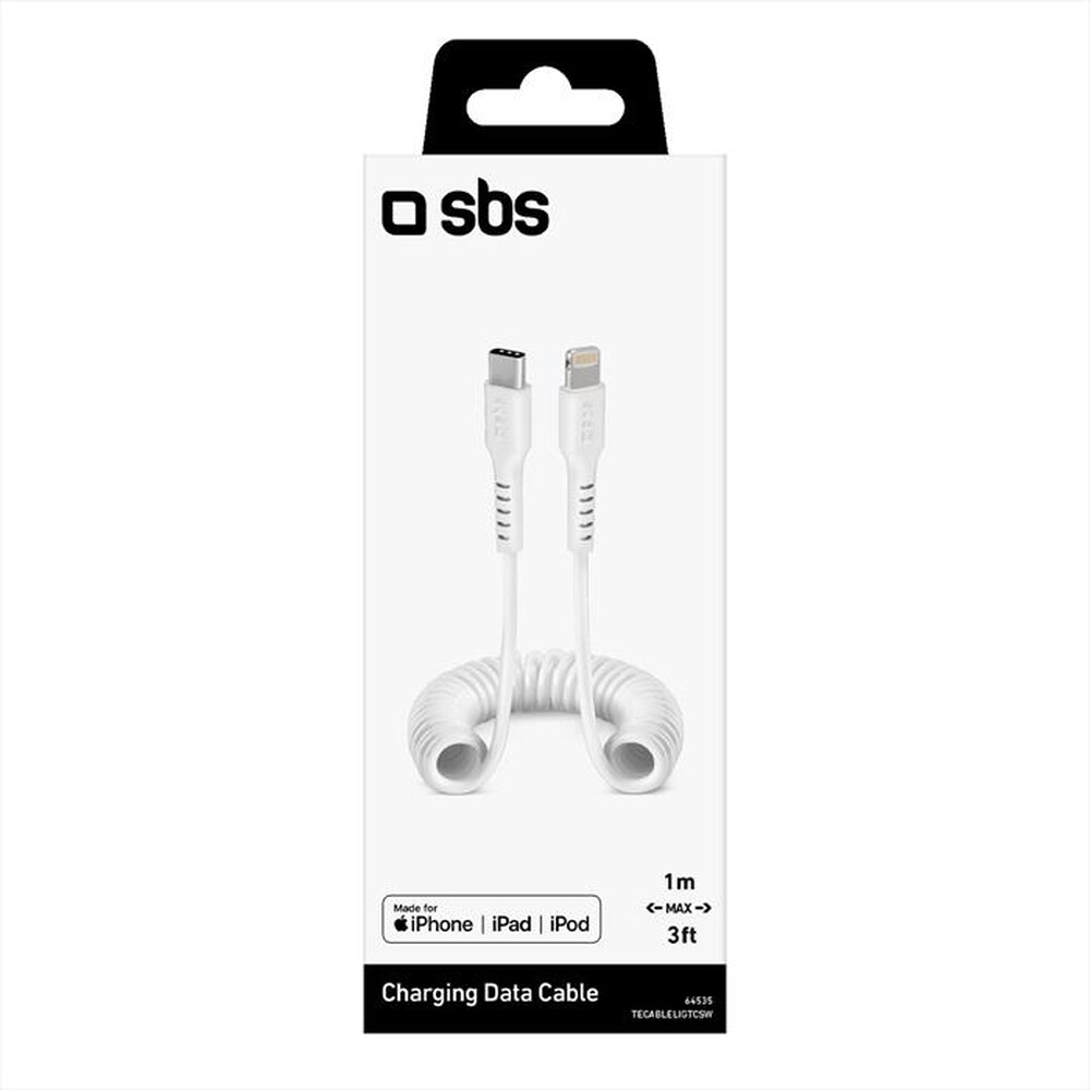 "SBS - Cavo Ligthning TECABLELIGTCSW-Bianco"