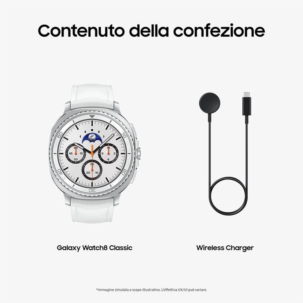 Immagine del prodotto SAMSUNG - Galaxy Watch8 Classic 46mm BT 2+64GB-White
