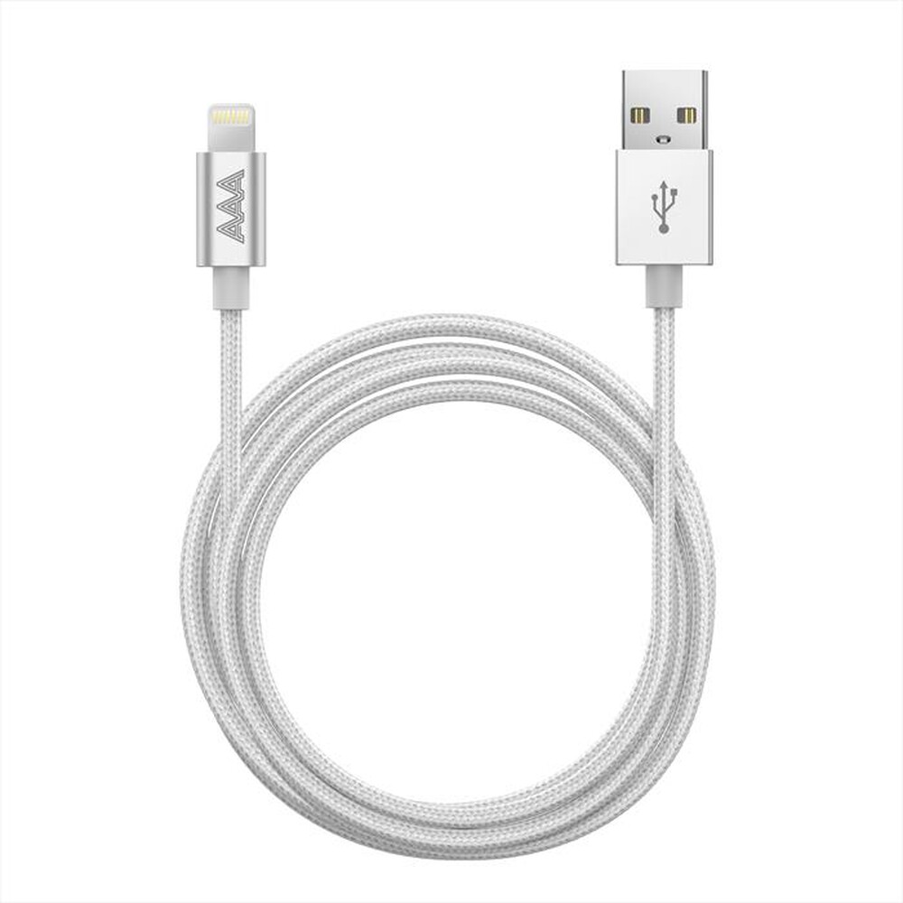"AAAMAZE - ALUMINUM LIGHTNING CABLE 1.8M-Silver"