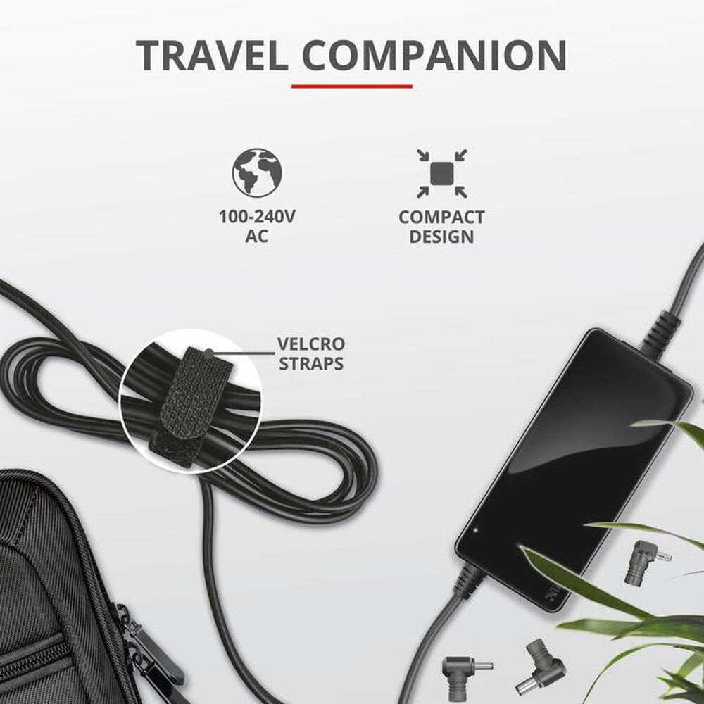 Immagine del prodotto TRUST - MAXO HP 90W LAPTOP CHARGER-Black
