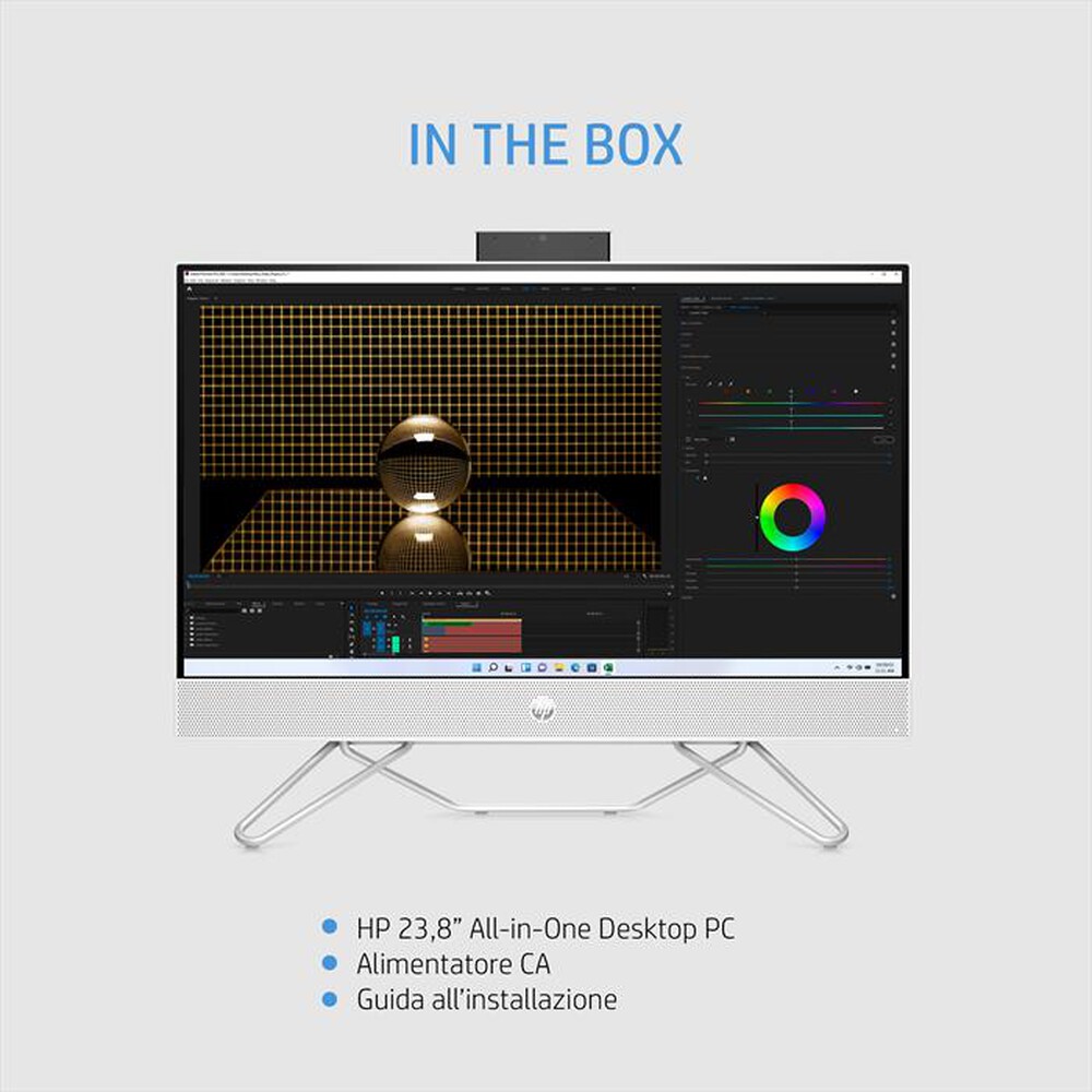 "HP - Desktop ALL-IN-ONE 24-CB1052NL-Starry White"