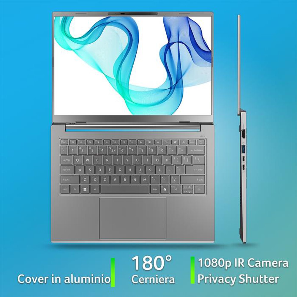 Immagine del prodotto ACER - Notebook ASPIRE 14 AI A14-53M-543G 14&rdquo; OLED-Silver
