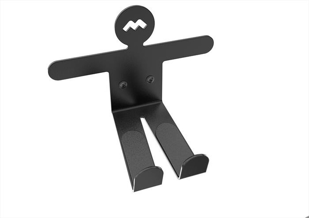 "MELICONI - OMINO GANCIO PEDALE BICI-Acciaio di colore nero con pro"
