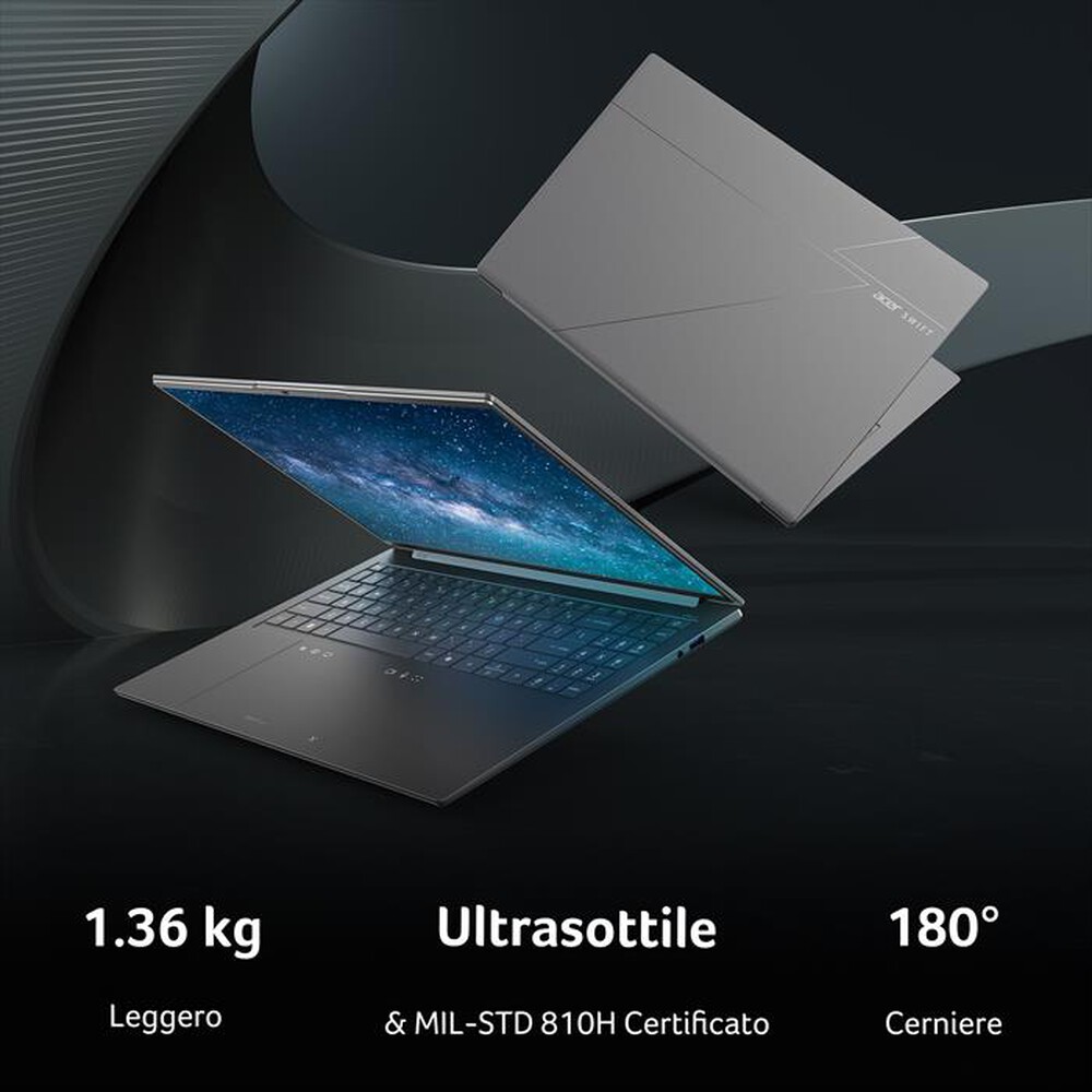 Immagine del prodotto ACER - SWIFT GO 16 AI SFG16-I71-59GP-Grigio titanio