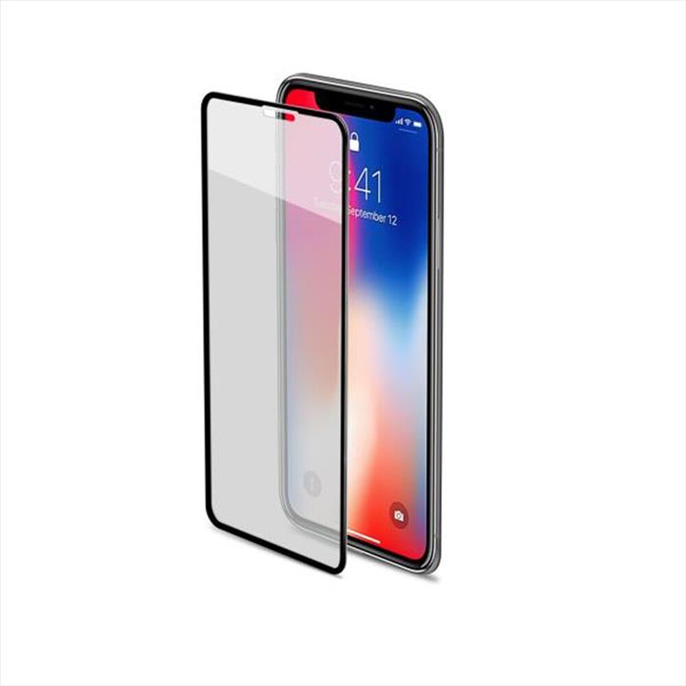 "CELLY - FULLGLASS1000BK - FULL GLASS IPHONE XI-Trasparente/Vetro"