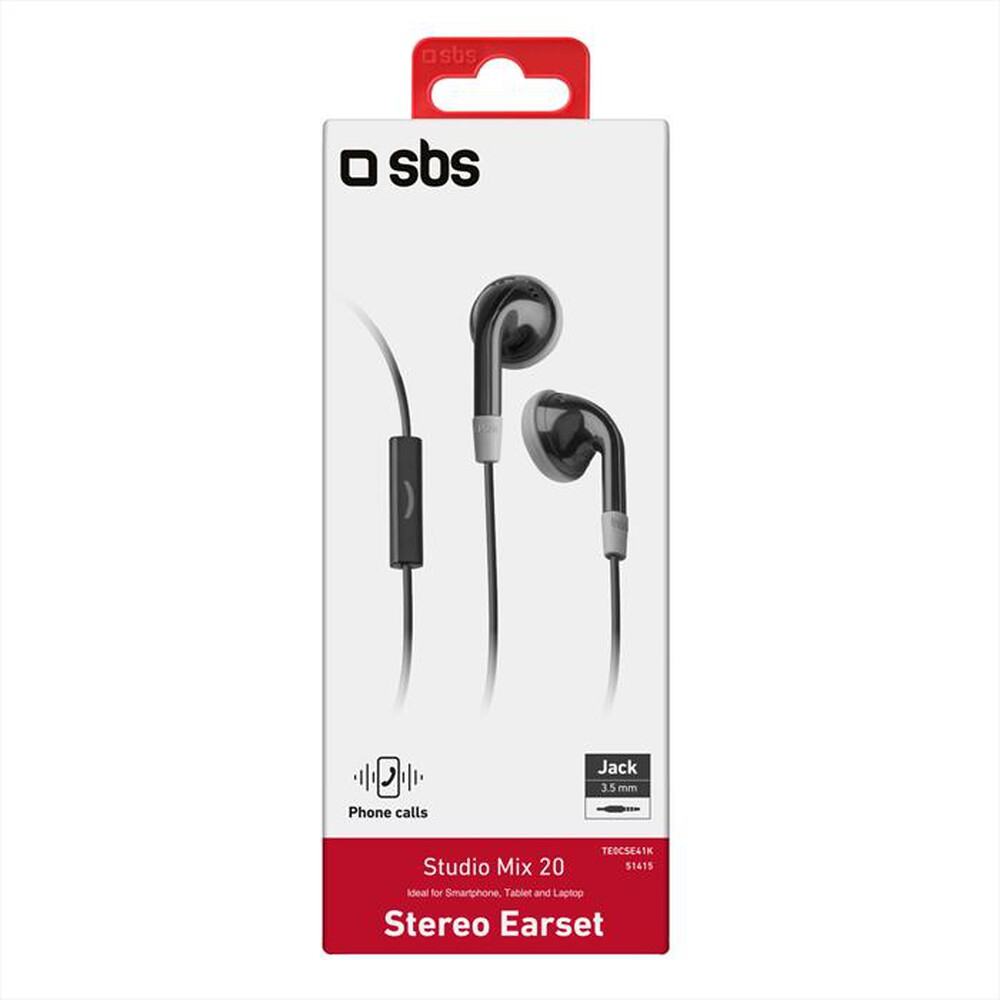 Immagine del prodotto SBS - Auricolare TE0CSE41K-Nero