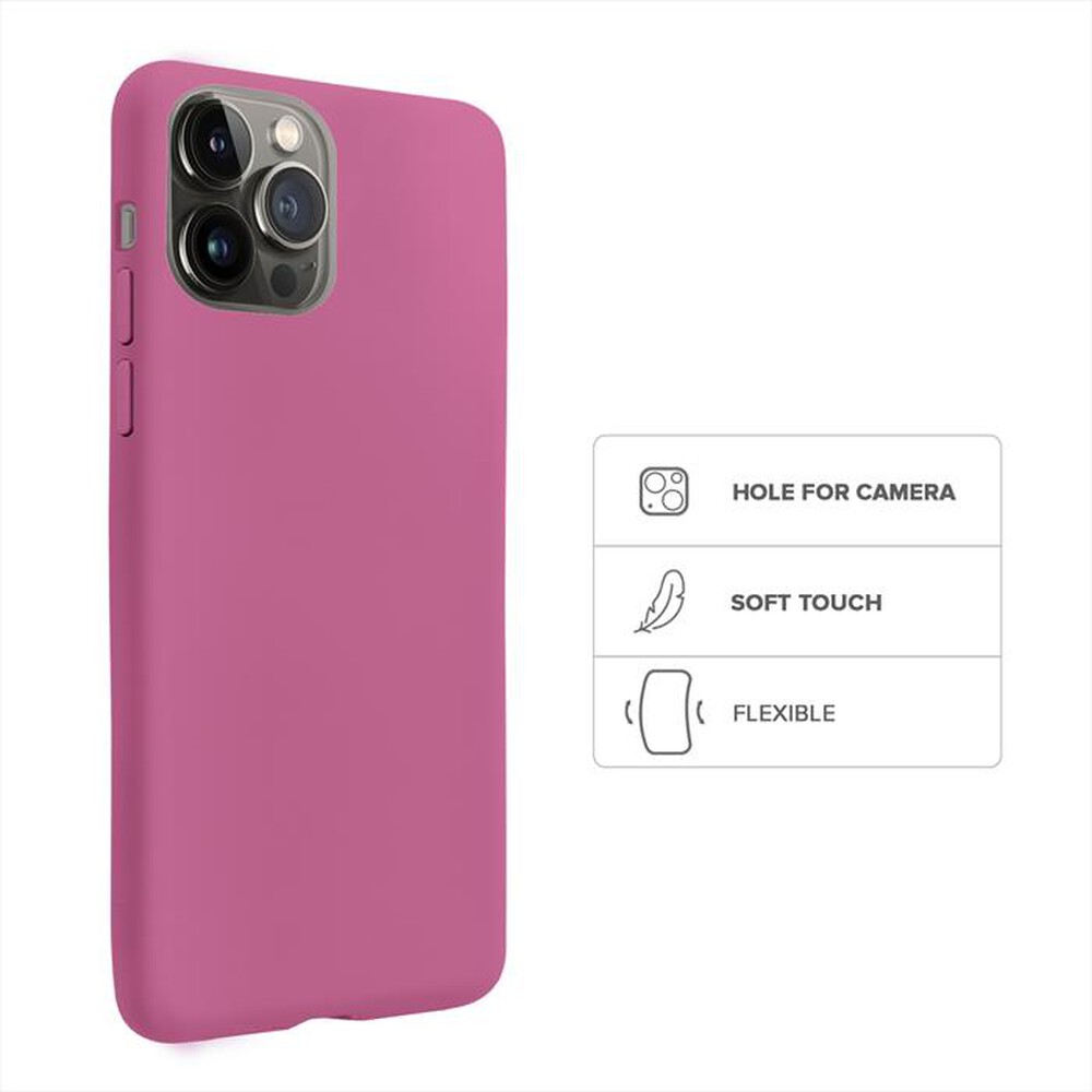 "SBS - Cover Rainbow TERBWIP1461PF per iPhone 14 Pro-Fuchsia"