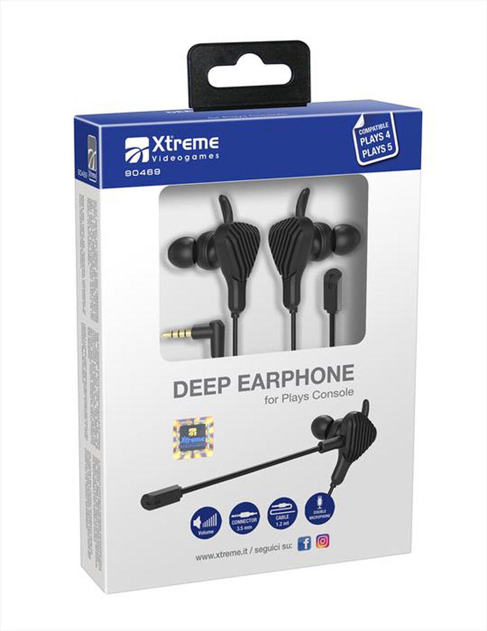 Immagine del prodotto XTREME - AURICOLARE GAMING DEEP PS5-Nero