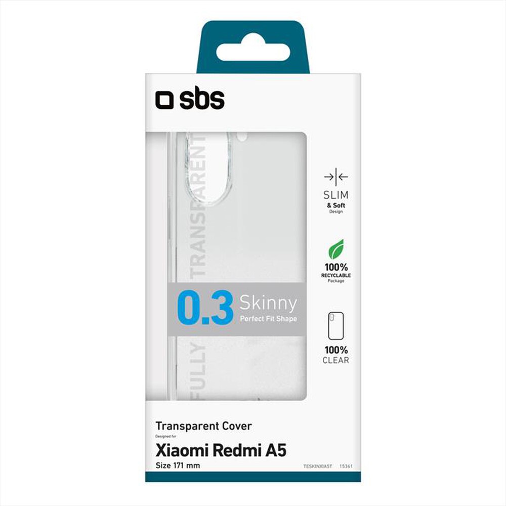 Immagine del prodotto SBS - Cover Skinny Xiaomi A5 TESKINXIA5T-Trasparente