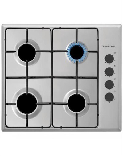 SCHAUB LORENZ - Piano cottura a gas SSPC604XL 60 cm-Inox