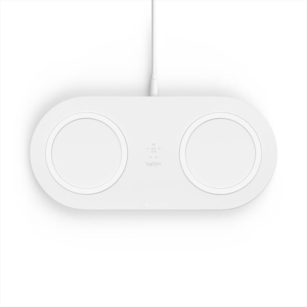 "BELKIN - TAPPETINO DI RICARICA WIRELESS DOPPIO 2 X 10W - BI-Bianco"