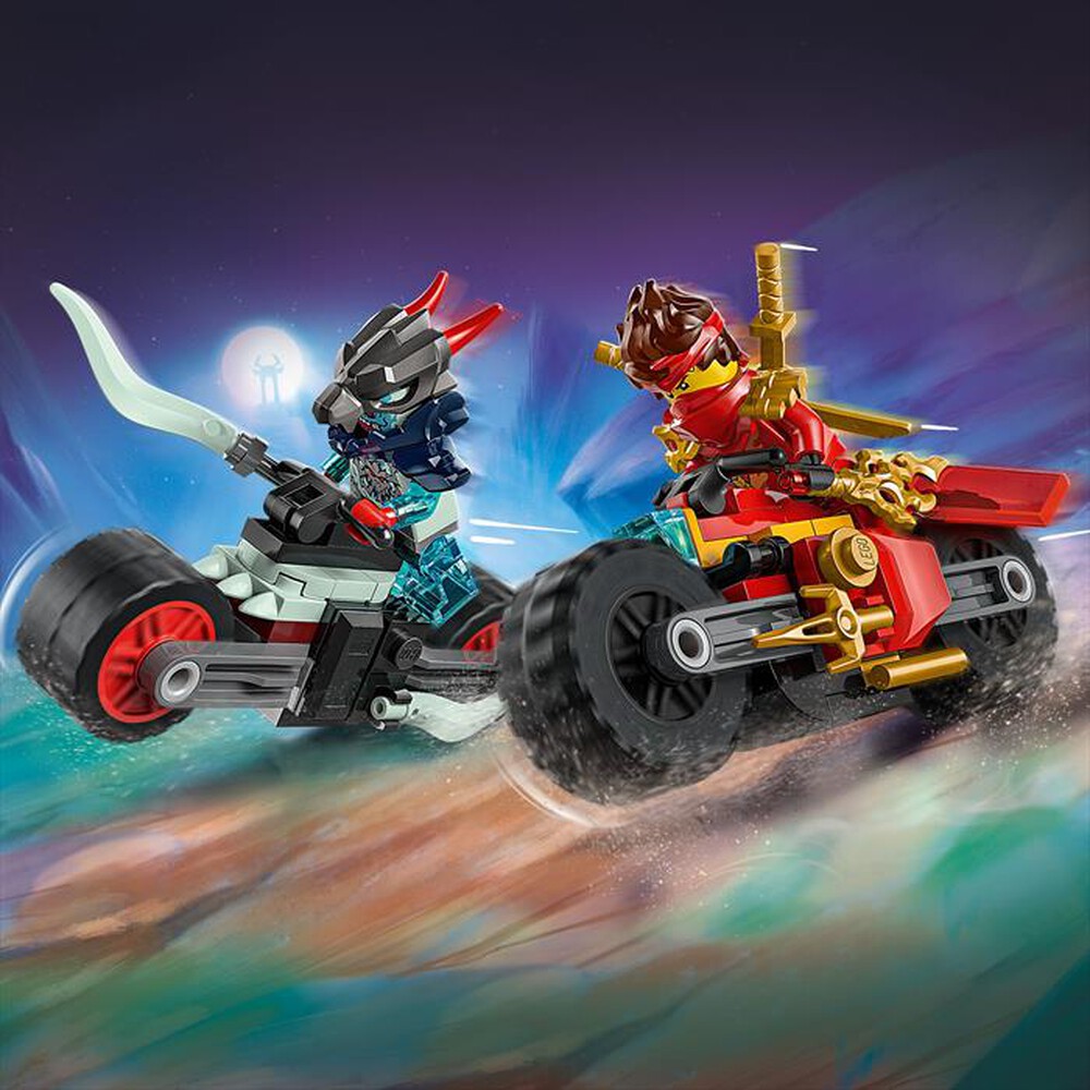 "LEGO - GARA DI VELOCIT SULLA MOTO DI KAI-,"
