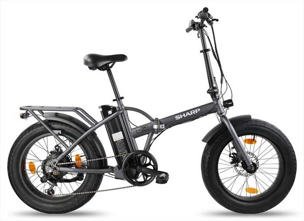 "SHARP - FAT bike pieghevole BK-FD06-EN-Navy/Grey"