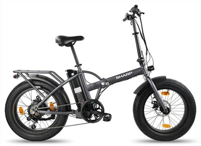 SHARP - FAT bike pieghevole BK-FD06-EN-Navy/Grey