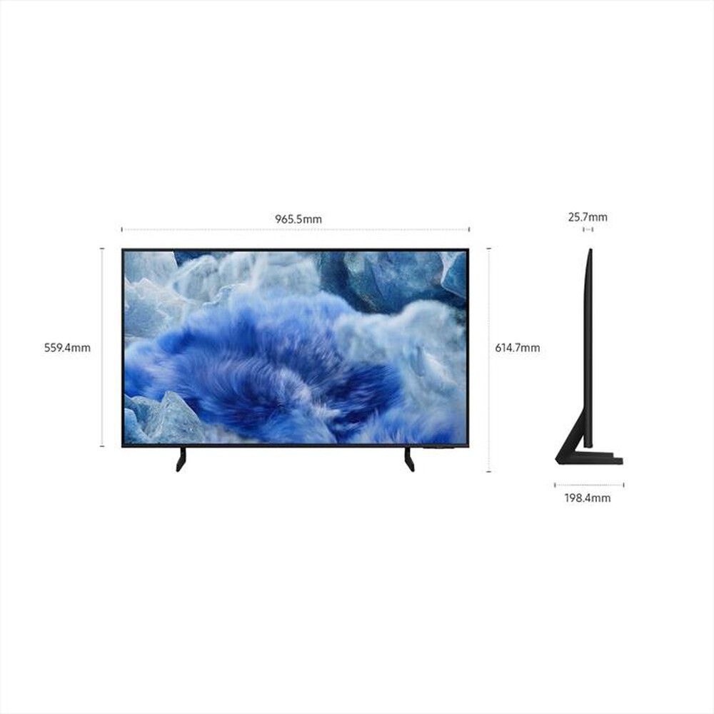 Immagine del prodotto SAMSUNG - Smart TV Q-LED UHD 4K 43" QE43Q8FAAUXZT-Titan Gray