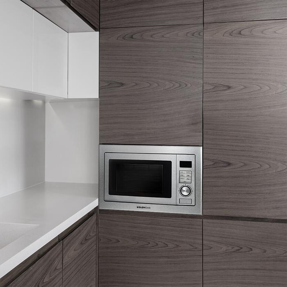 "GLEM GAS - Forno microonde da incasso GMI253IX-Inox"