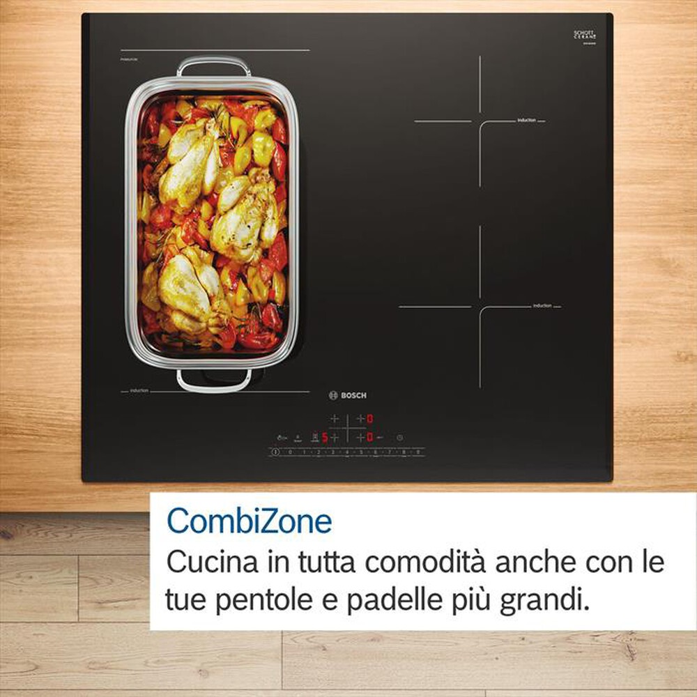 "BOSCH - Piano cottura induzione PVS61RBB5E 59,2 cm-Nero"