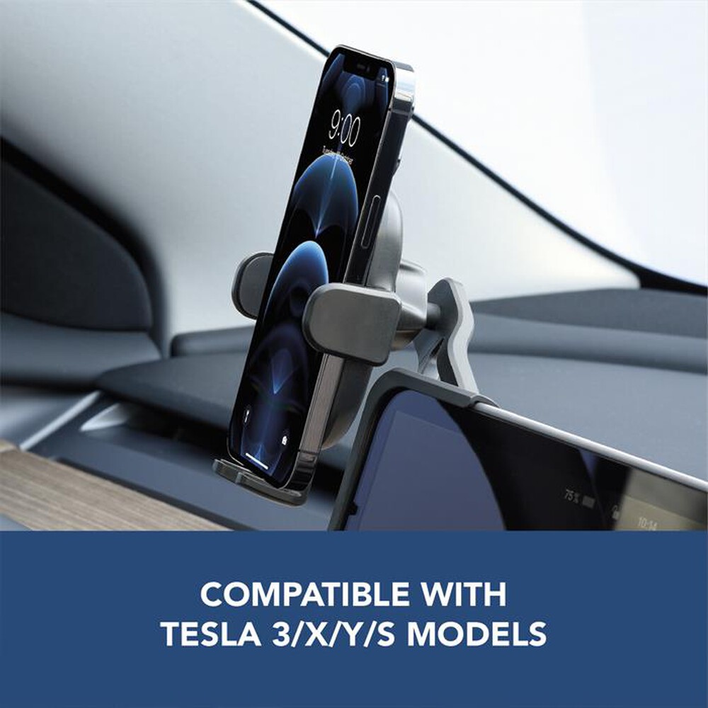 "CELLULARLINE - Supporto smartphone HUG SCREEN - TESLA CAR HOLDER-Black"