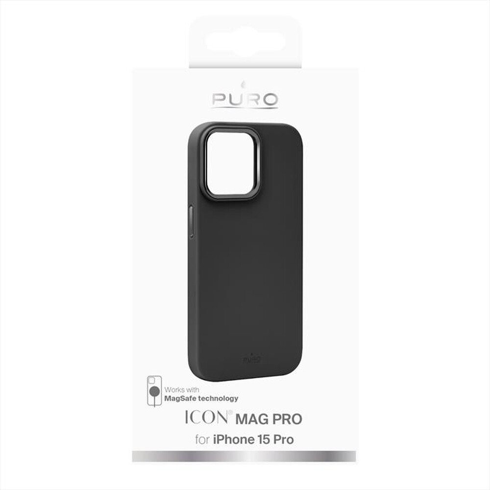 Immagine del prodotto PURO - Cover PUIPC15P61ICONMPBLK per iPhone 15 Pro-Nero
