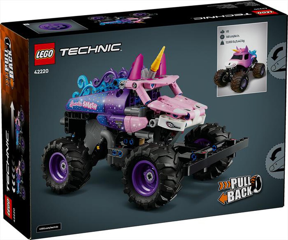Immagine del prodotto LEGO - TECHNIC Monster Jam Sparkle Smash retrocarica42220