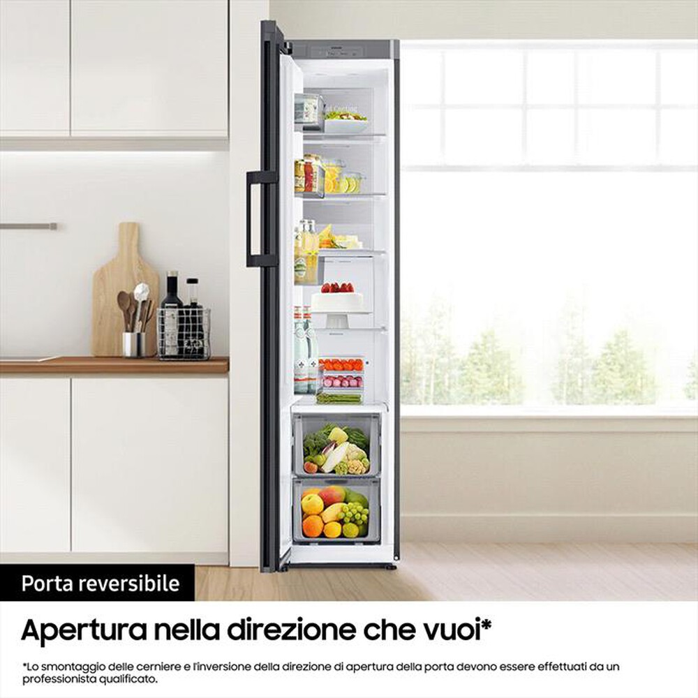 "SAMSUNG - Frigorifero 1 porta F-RR25E1022 BESPOKE Classe E-Clean Black"