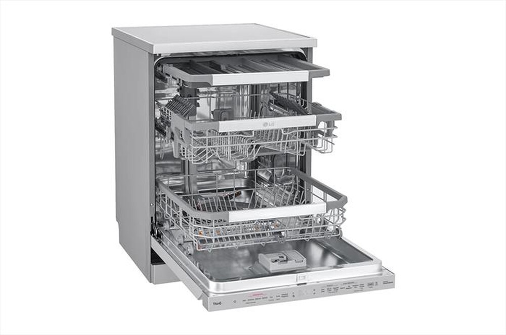 "LG - Lavastoviglie DF455HSS Classe C 14 coperti-Acciaio"