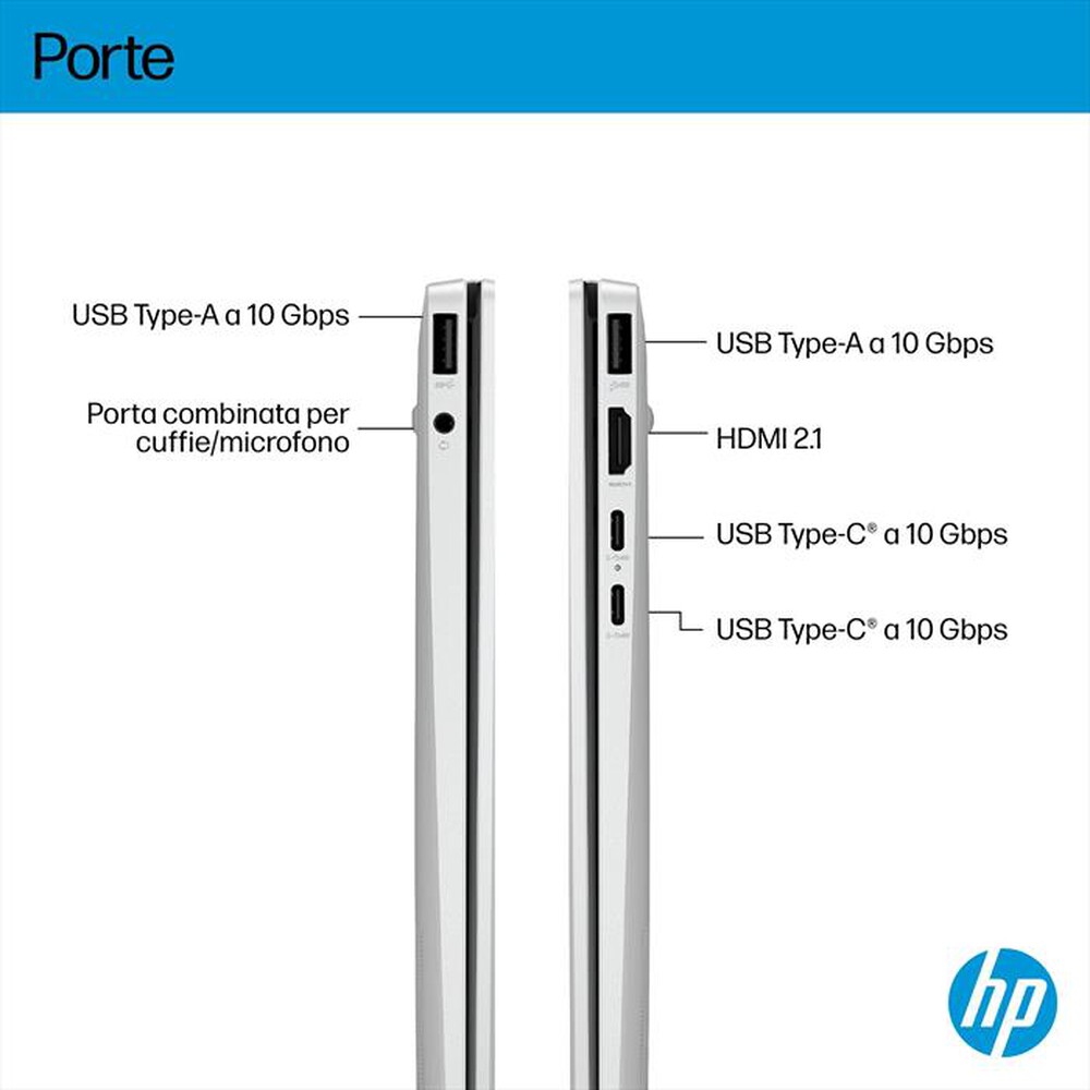 Immagine del prodotto HP - Notebook OMNIBOOK 7 13-BG1002NL 13.3" AMD Ryzen AI-Glacier Silver