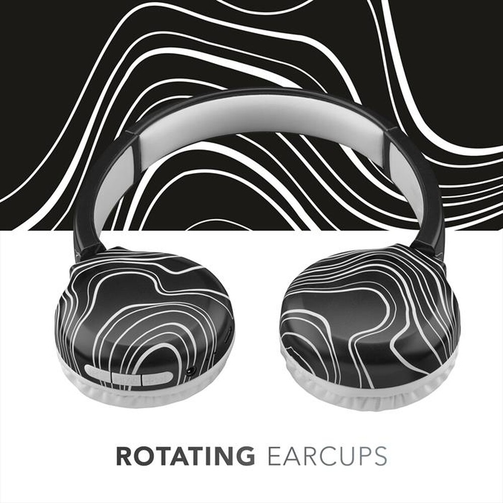 Immagine del prodotto CELLULARLINE - Cuffia wireless on-ear BTMUSICSOUNDFAN241-Nero