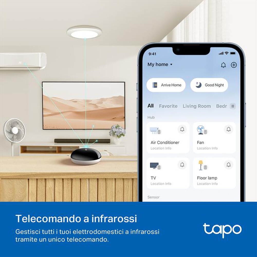 Immagine del prodotto TP-LINK - Smart Hub SMART IR & IOT HUB-Nero