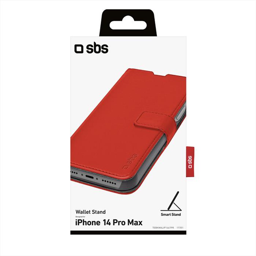 Immagine del prodotto SBS - Cover TEBKWALIP1467PR per iPhone 14  Pro Max-Rosso