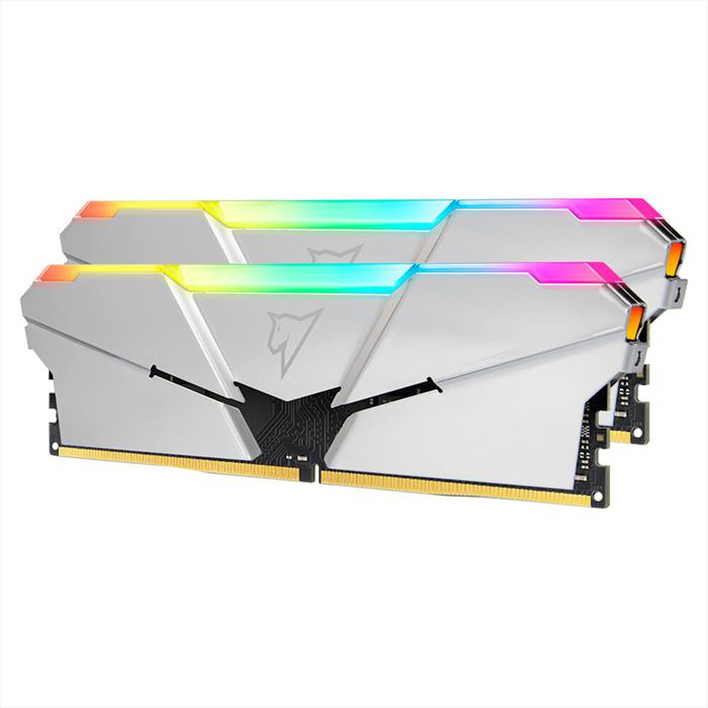 "NETAC - SHADOW RGB DDR4-3200 16GB (8GB X 2) C14 SILVER U-D-GRIGIO"