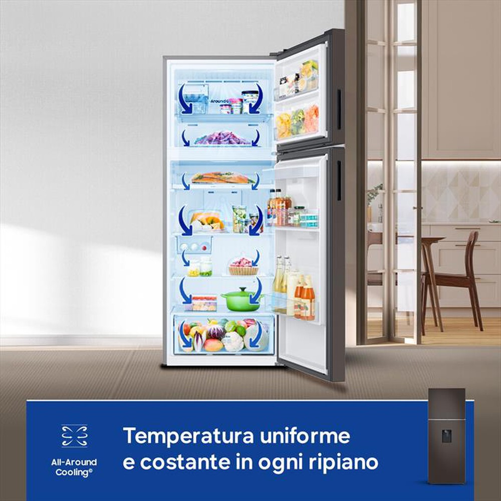 Immagine del prodotto SAMSUNG - Frigorifero 2 porte RT47CB6736C2ES Classe E 462 lt-Cotta Charcoal