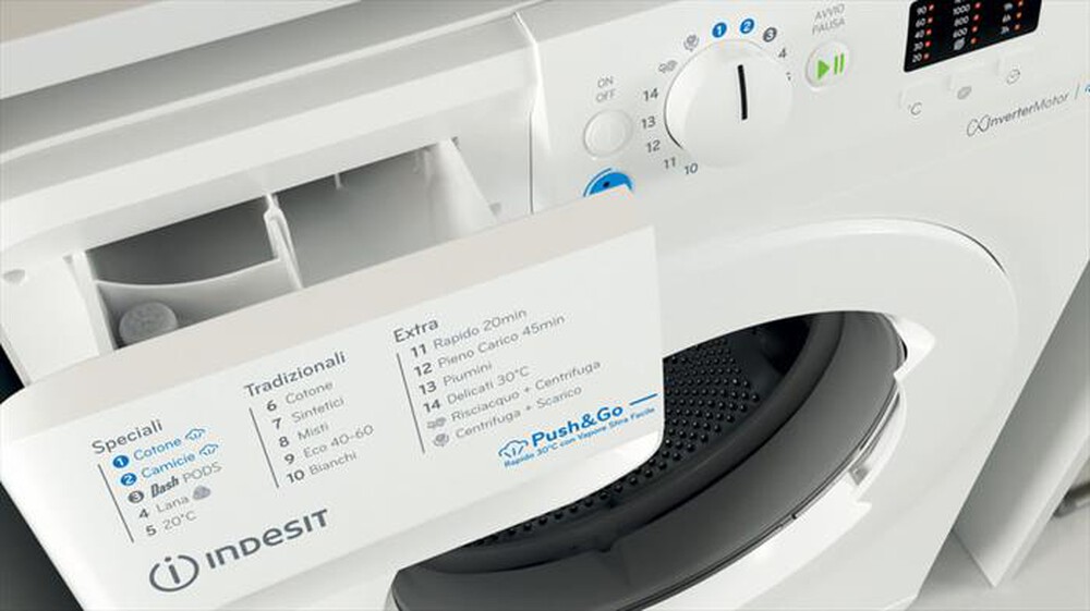 Immagine del prodotto INDESIT - Lavatrice BWA 81496X WV IT 8 Kg Classe A-Bianco