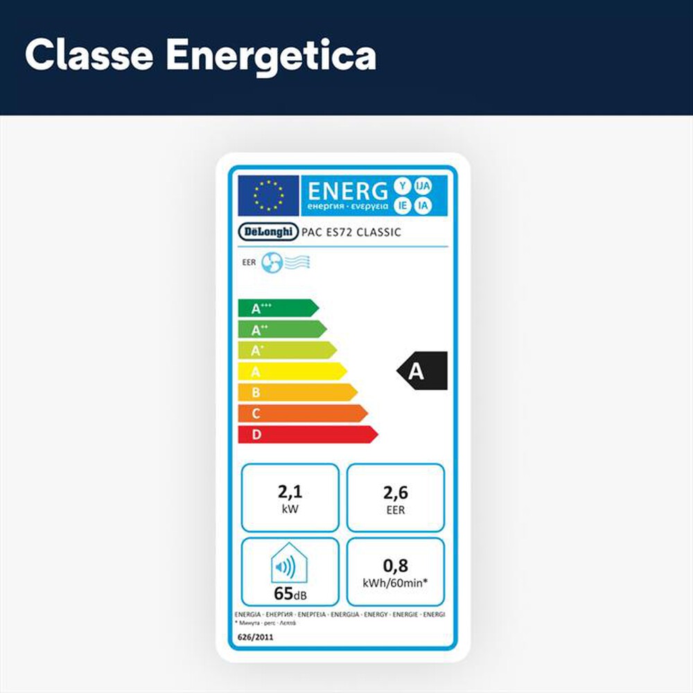 Immagine del prodotto DE LONGHI - Pinguino Condizionatore PACES72CLASSIC-Bianco/Beige