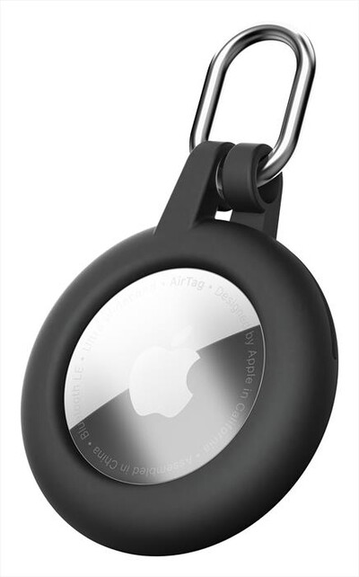 CELLULARLINE - Custodia per AirTag e Tracy Tag SOFT SHELL-Nero